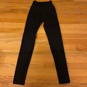 Aerie black leggings size xxs-short